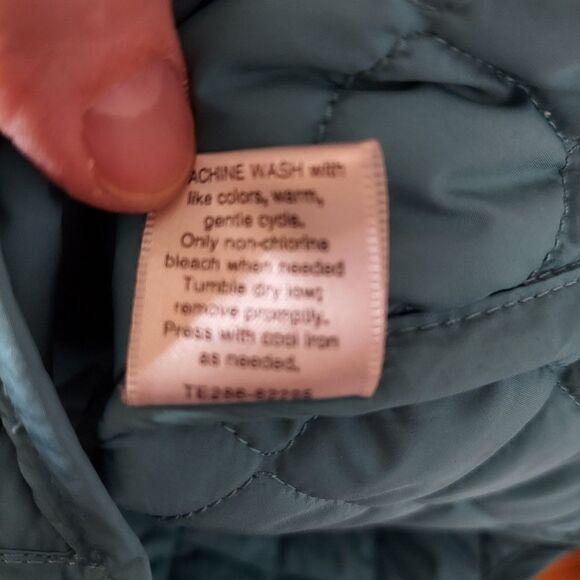 Pendleton Quilted Aqua Blue‎ Full Zip Lightweight Jacket Sz Sm - Picture 9 of 12